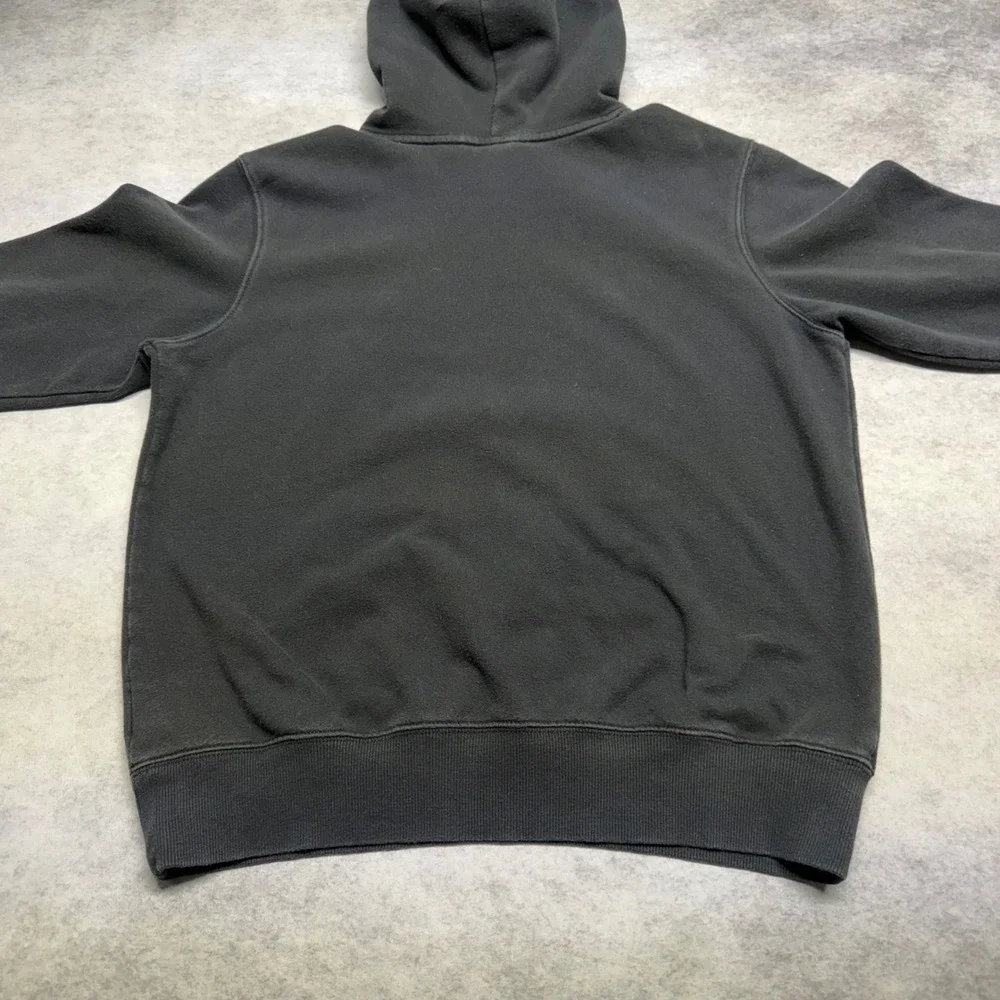 The North Face Half Dome Graphic Logo Mens Medium Black Pullover Hoodie Outdoors